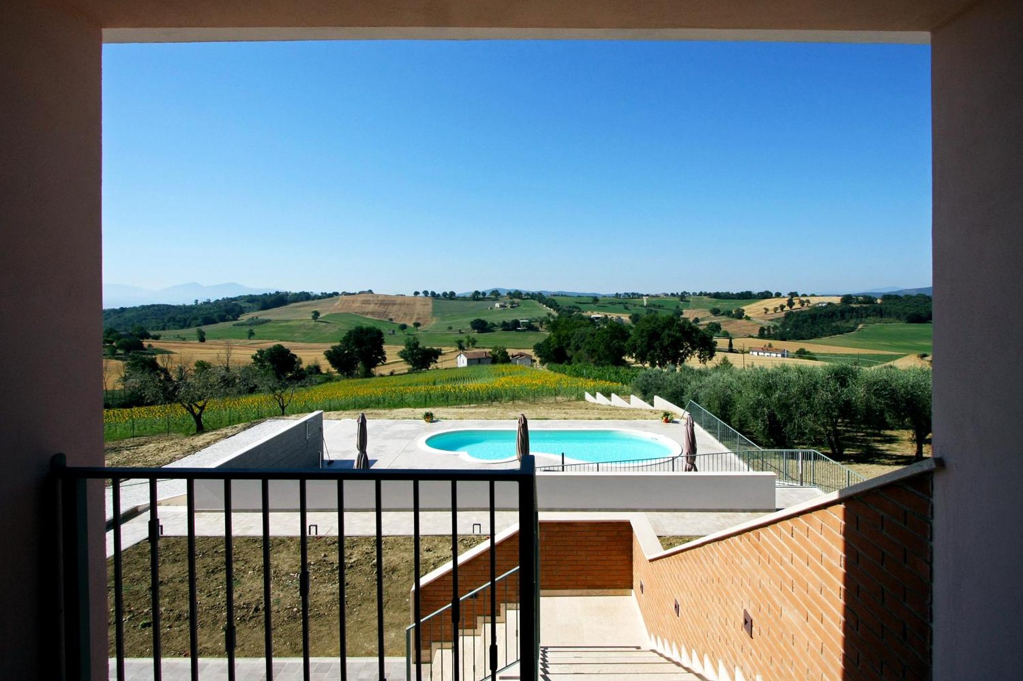 Villa La Collina del Girasole Montecastrilli Esterno foto